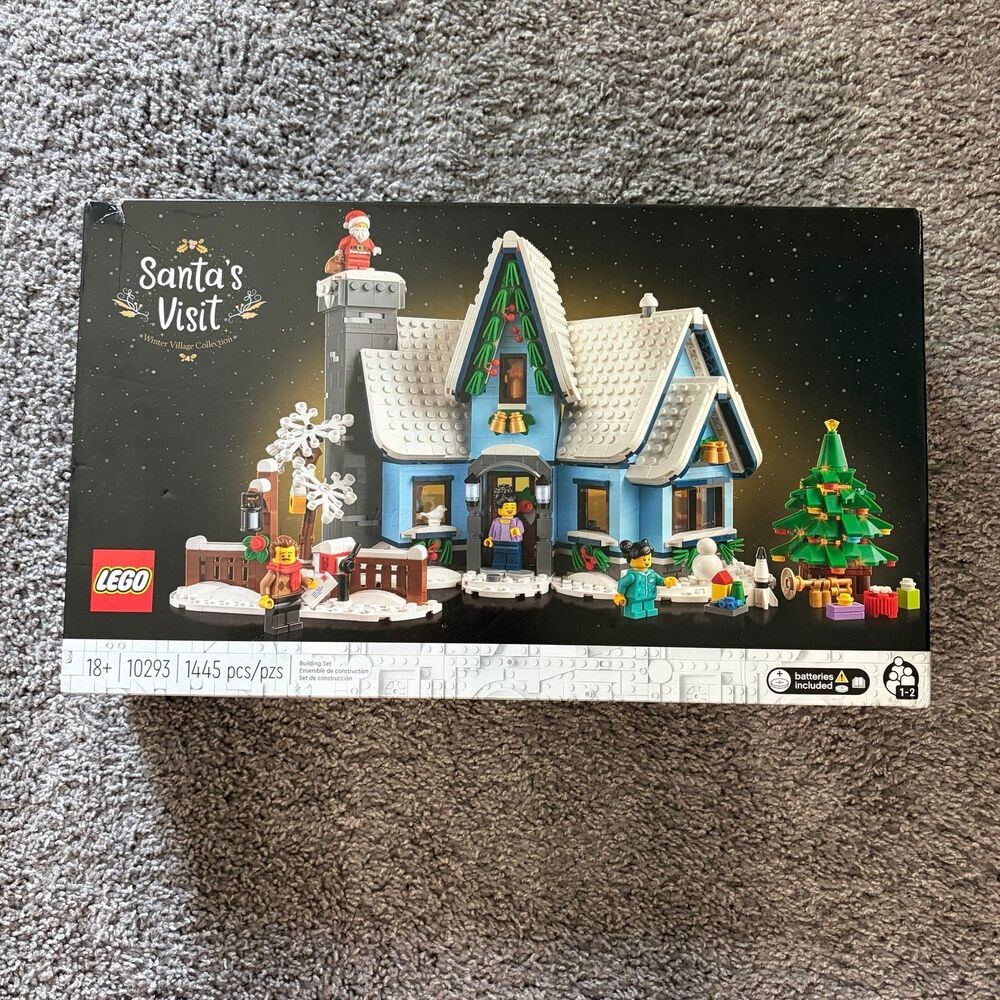 NEW LEGO Santa's Visit 10293 Winter Village Creator Expert Xmas NIB RETIRED SET